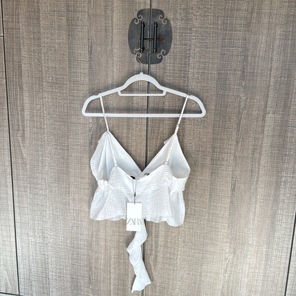 Zara Textured Ruffled Top - Picture 12 of 16